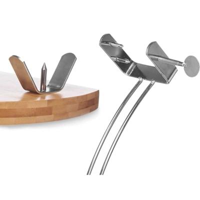 Houten Hamhouder Kinvara Natuurlijk Metaal Bamboe 47 x 16,5 x 36 cm 37,5 x 11 x 16,5 cm