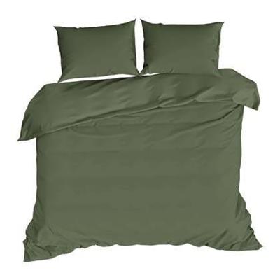 by fonQ Fresh Dekbedovertrek 200 x 220/240 cm - Moss Green
