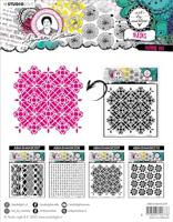 Studio Light • signature collection mask stencil flower tile - thumbnail