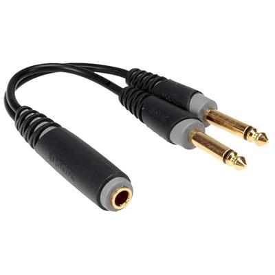 Klotz AYU-5 Mono Y-adapter met jack-connectoren 0.2 meter