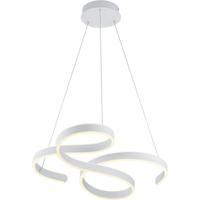 LED Hanglamp 52W Dimbaar - Warm Wit 3000K - Mat Wit Aluminium - thumbnail