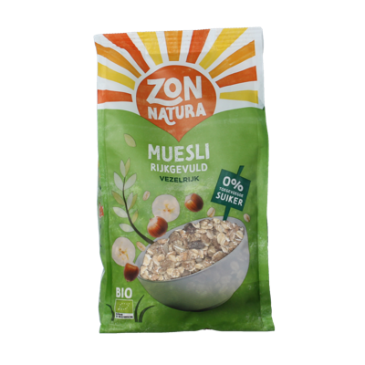 Zonnatura Muesli rijk gevuld bio 500 Gram