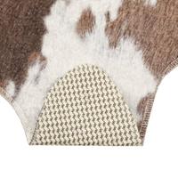 Vloerkleed koeienpatroon wasbaar anti-slip 120x170 cm zwart wit - thumbnail