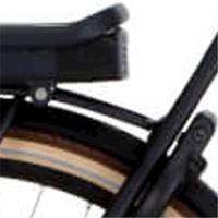 Cortina achterdrager bracket 160mm jet black matt - thumbnail