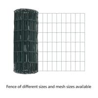 VidaXL Euro hek groen 0,6 x 10 m pvc-gecoat ijzer - thumbnail