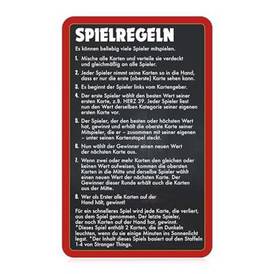Stranger Things Card Game Top Trumps Collectables *German Version*