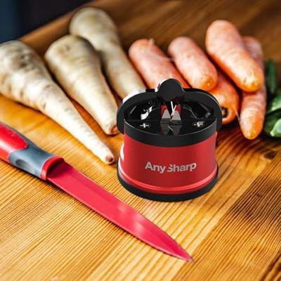 AnySharp Messenslijper Pro Metal - Metallic rood