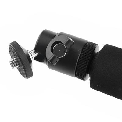 ST-54 Uitschuifbare handbare telescopische monopodhouder wand + statief + schroef voor GoPro 4 / 3 + / 3 / 2 / 1 (Zwart)