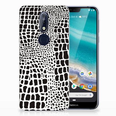 Nokia 7.1 | TPU Hoesje | Slangenprint Nokia 7.1 | TPU Hoesje | Slangenprint