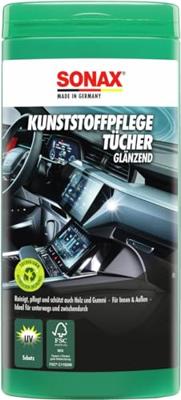 SONAX kunststof onderhoudsdoeken " kunststoffpflegetücher " plastic care wipes