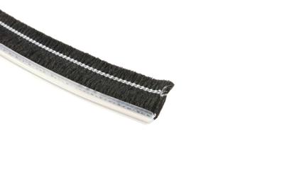 BS10B-Rail borstel zwart per meter