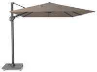 Challenger T2 premium 350x260 cm Manhattan zweefparasol zonwering Platinum - Platinum - thumbnail