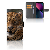 Apple iPhone 13 | Telefoonhoesje | Met pasjeshouder | Luipaard - thumbnail