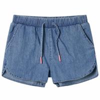 VidaXL Kindershorts 104 denimblauw - thumbnail