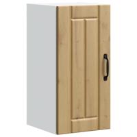 Keukenwandkast Lucca bewerkt hout artisanaal eikenkleur - thumbnail