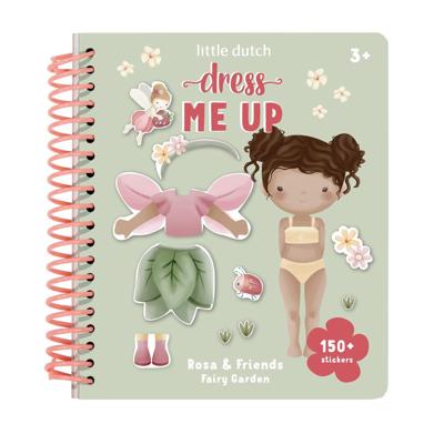 Little Dutch dress up stickerboek rosa fairy garden Little Dutch dress up stickerboek rosa fairy garden