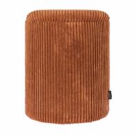Riverdale Opberg poef Luka rib brique 44cm - thumbnail