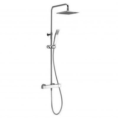 BWS regendouche / stortdouche vierkant met handdouche chroom BWS regendouche / stortdouche vierkant met handdouche chroom