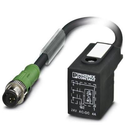 Phoenix Contact 1435137 Sensor/actuator connector, geassembleerd M12 Aantal polen (sensoren): 3 Stekker, recht, Stekker, haaks 30.00 cm 1 stuk(s) Phoenix Contact 1435137 Sensor/actuator connector, geassembleerd M12 Aantal polen (sensoren): 3 Stekker, recht, Stekker, haaks 30.00 cm 1 stuk(s)