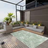 VidaXL Buitenkleed arakil 160x230 cm polypropeen groen - thumbnail