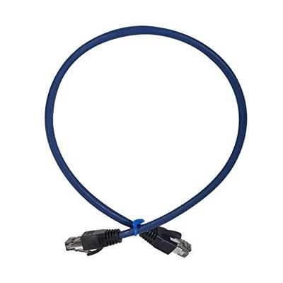 LogiLink CQ8026S RJ45 Netwerkkabel, patchkabel CAT 8.1 S/FTP 0.50 m Blauw Halogeenvrij 1 stuk(s)