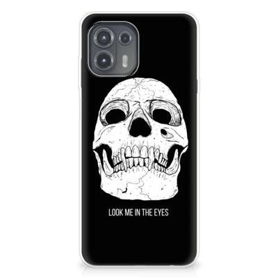 Silicone Back Case Motorola Edge 20 Lite Skull Eyes