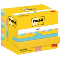 Post-It Notes Beachside, 100 vel, ft 38 x 51 mm, pak van 12 blokken - thumbnail