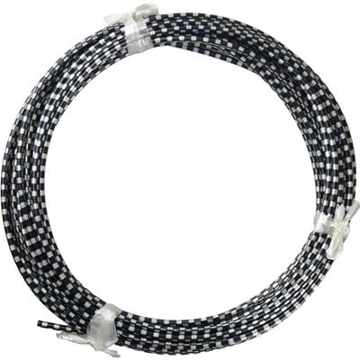 VWP rem-buitenkabel 10m laser black+silver