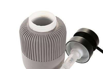 Zeepdispenser DKD Home Decor 7 x 7 x 15 cm Grijs Cement Polypropyleen Zeepdispenser DKD Home Decor 7 x 7 x 15 cm Grijs Cement Polypropyleen