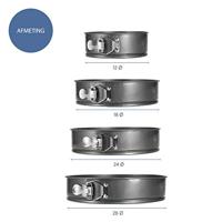 Krumble Springvorm set van 4 - Grijs - thumbnail