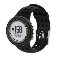 Siliconen Male vervangende polsband voor SUUNTO M1/M2/M4/M5 (zwart) - thumbnail