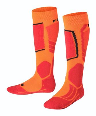 Falke SK2 Intermediate Skisok Kinderen Flash Orange 27-30