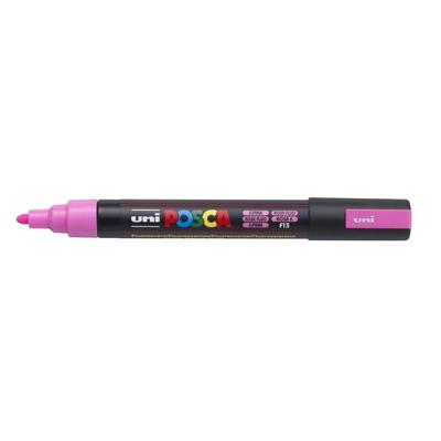 Paintmarker uni posca pc5m m fluor roze