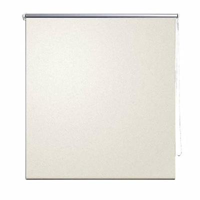 VidaXL Rolgordijn verduisterend 164,4 x 175 cm stofbreedte 160 cm gebroken wit