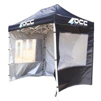 Tentmuur OCC Motorsport OCCCARP33 Zwart Oxford 420D 6 x 2 m Venster - thumbnail