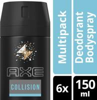 Axe Collision Leer & Koekjes deodorant spray - 6x150 ml - bodyspray - thumbnail