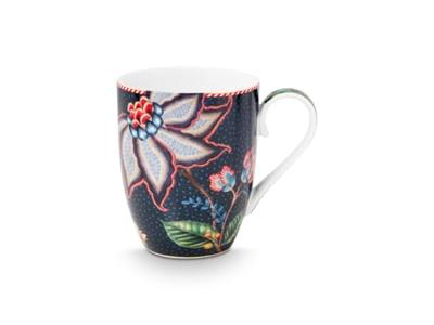 Pip Studio Mok Groot Flower Blues Blauw