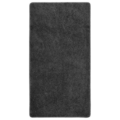 VidaXL Vloerkleed shaggy anti-slip 80x150 cm donkergrijs