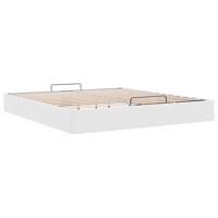 Bedframe zonder matras 200x200 cm kunstleer wit - thumbnail