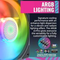 Cooler Master mfx-b2dn-183pa-r1 sickleflow 120 argb 3 in 1, 3x 120mm, 650-1800 rpm, 8 - 27 dba - thumbnail
