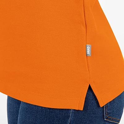 JAKO C6320K Polo Organic Kids - Oranje - 140