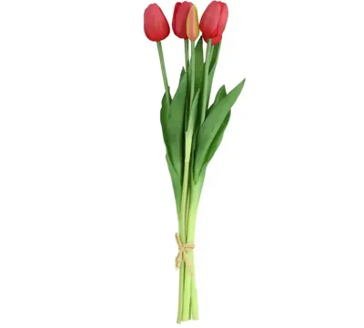 Countryfield kunstboeket tulp 41cm fuchsia