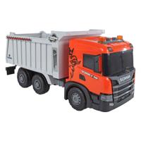 2-Play scania vrachtwagen kiepwagen frictie met licht en geluid - thumbnail