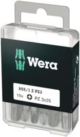 Wera 855/1 Z DIY SiS 05072405001 Kruis-bit PZ 3 Gereedschapsstaal Taai D 6.3 10 stuk(s) - thumbnail