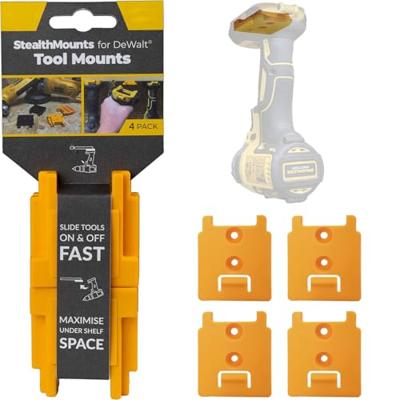 StealthMounts Machinehouder voor DeWALT 18/54V XR - Geel - TM-DW18-YLW-4