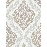 Dutch Wallcoverings Behang Carat Deluxe Medaillon Wit/Zilver 10060-14 - thumbnail