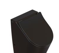 Urinoir Deksel Globo Forty3 Met Softclose Systeem Mat Zwart - thumbnail