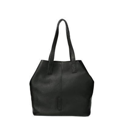 Shabbies Amsterdam leren shopper zwart Shabbies Amsterdam leren shopper zwart