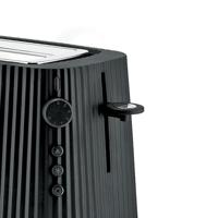 Alessi Broodrooster Plissé - 6 standen - Zwart - Michele de Lucchi - MDL08 B - thumbnail