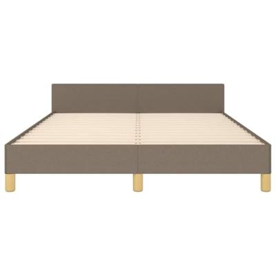 Bedframe zonder matras stof taupe 140x200 cm